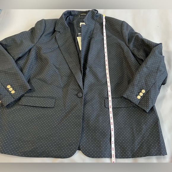 A New Day Dress Women’s Jacket size 26W black with Gold polka dots NWT - Picture 4 of 9